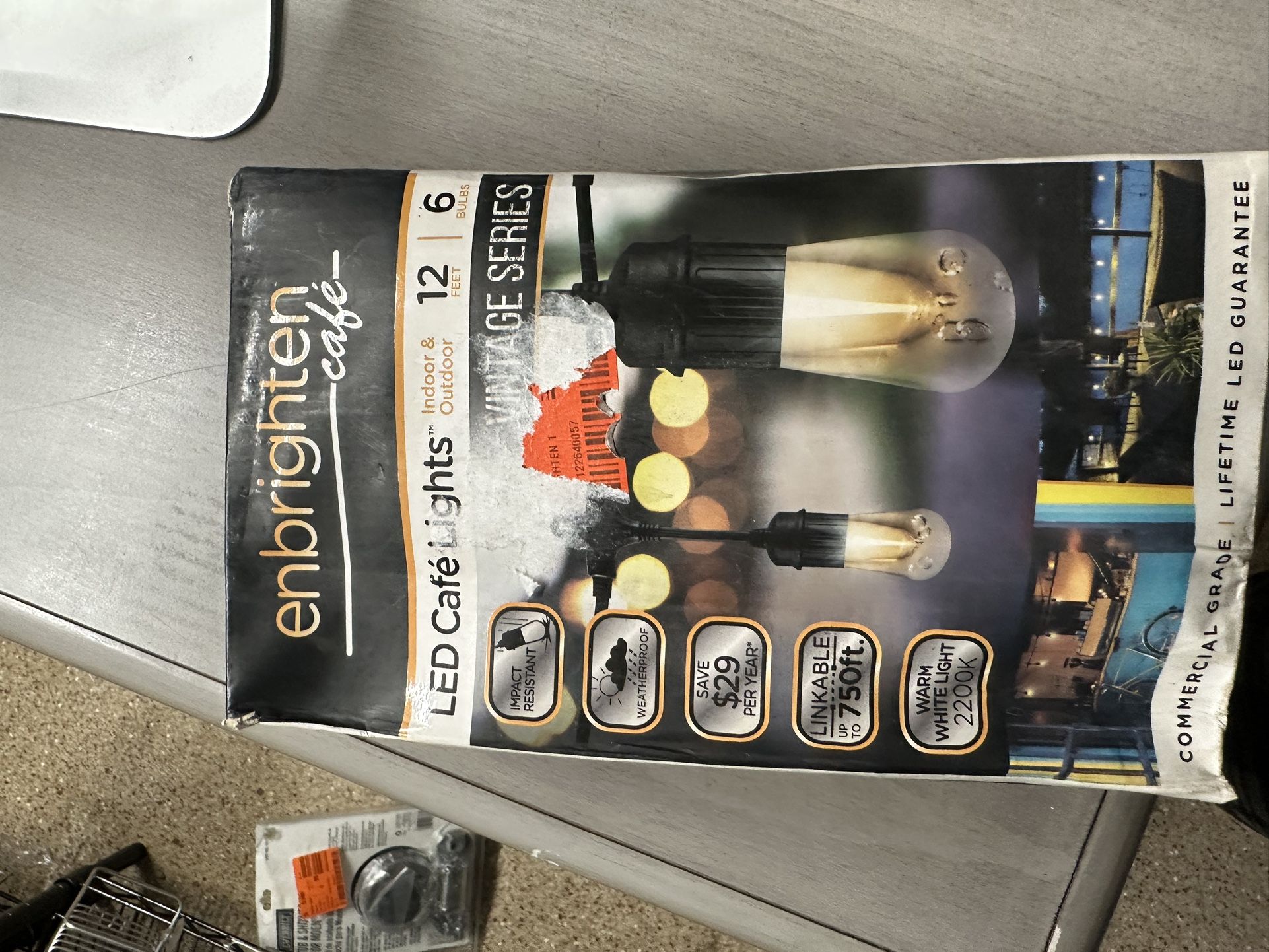 Enbrighten Vintage LED Cafe Lights.