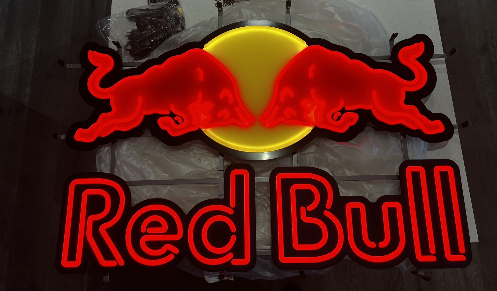 RedBull LED Neon Sign 39”x27” Red Bull