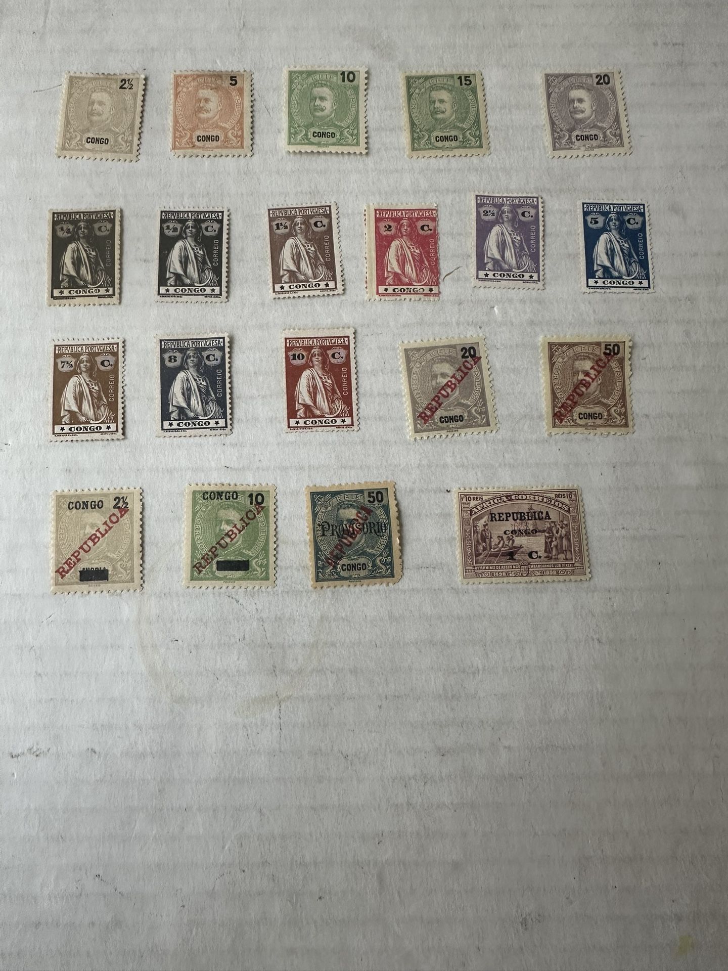 Portuguese Congo Stamp Collection Of 20