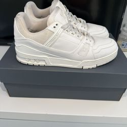 Authentic All White LV Sneakers