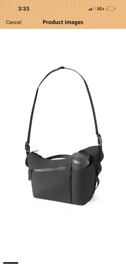 ALPAKA Flow Satchel Women Men Crossbody Bag Key Tether, Expandable Bottle Pocket,