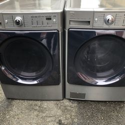 Kenmore  frontload washer and the electric dryer