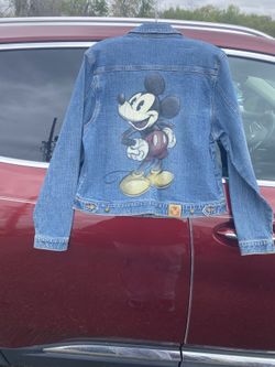 Mickey Mouse Jean Jacket Size L