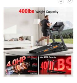 UMAY - U70 Fitness Treadmill, 20% Auto Incline, Treadmills for Home Auto Folding w/ Pulse Sensors, 4