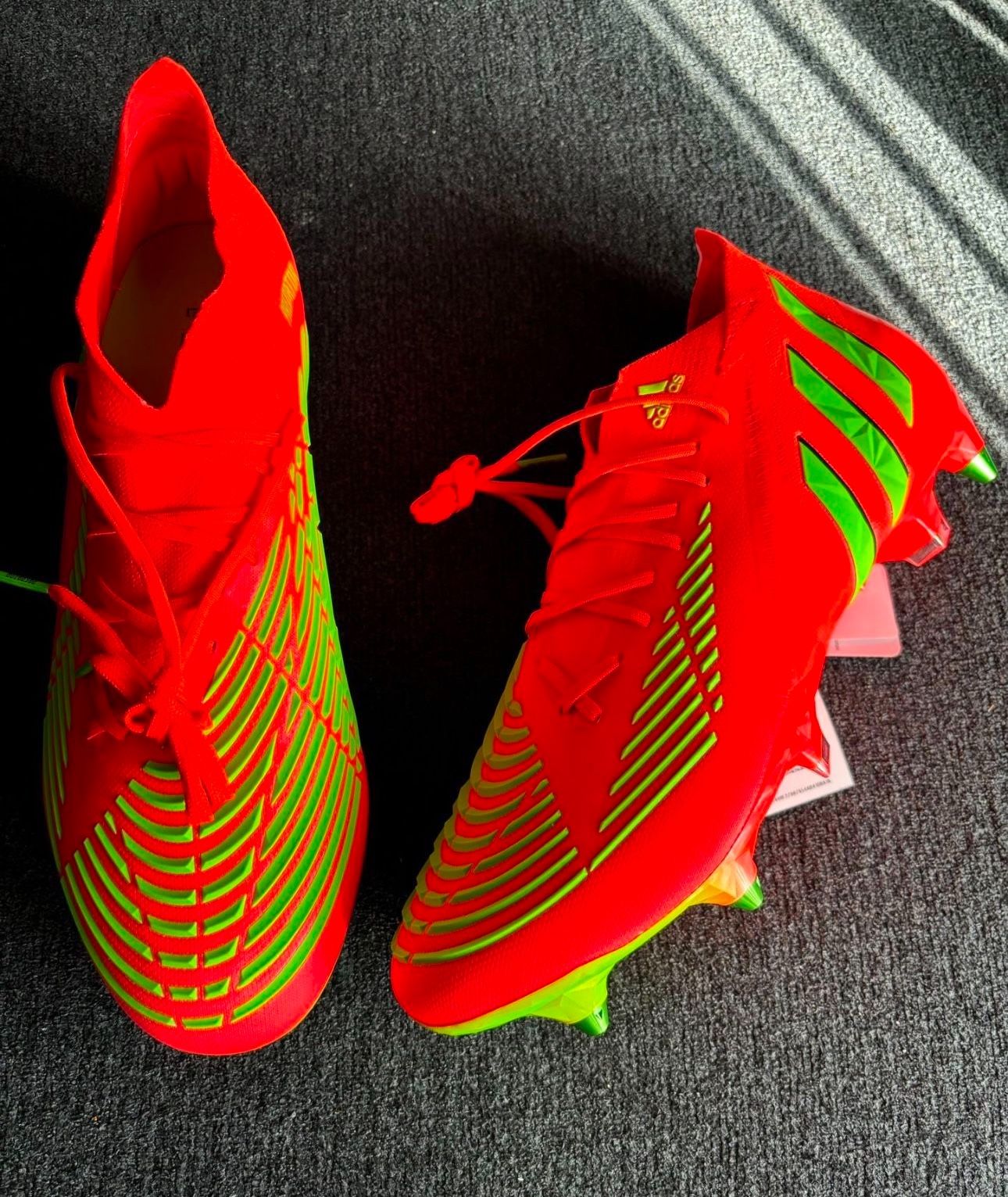 Rare Adidas Soccer Cleats Adidas Predator SG Rare Solar Red