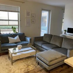 Sofa, Loveseat & Ottoman for Sale