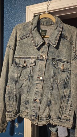 Wild Fable Acid Wash Denim Jacket