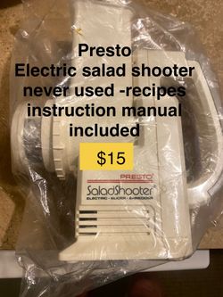 Never Used PRESTO SALAD SHOOTER as seen on TV