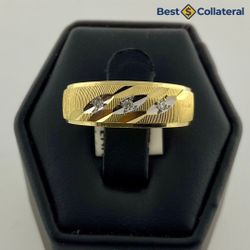 Diamond Wedding Band in 14k Gold