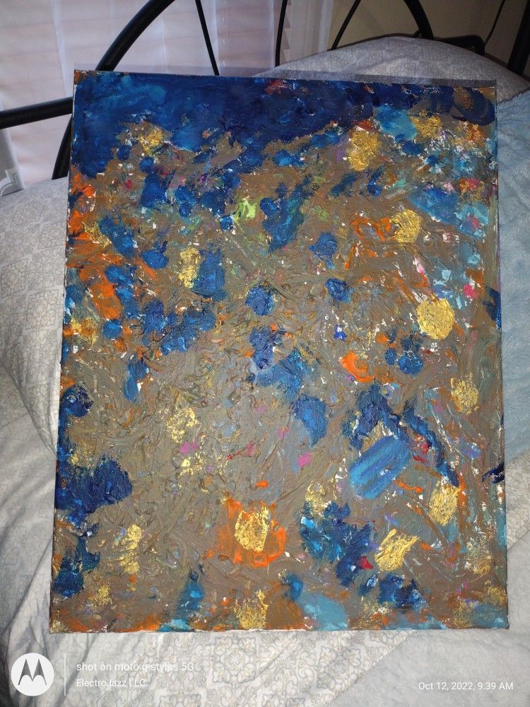 Colored Canvas Painting