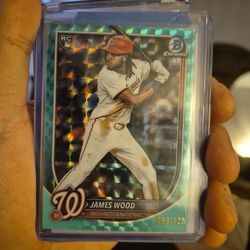 James Wood Rc..068 /125 #28 2025 Bowman Chrome