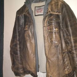 Levi Strauss Vintage Leather Mans Coat
