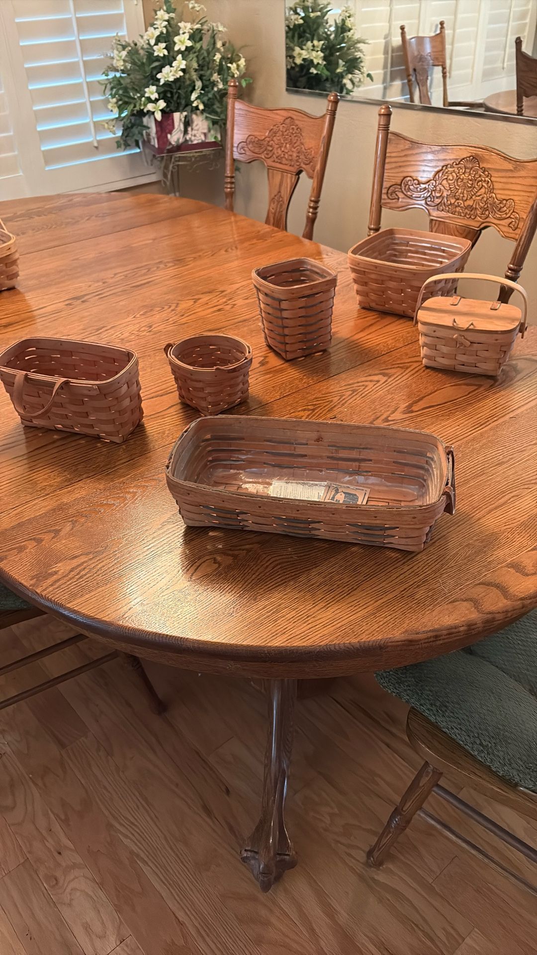 Set Of Vintage Longaberger Baskets (6)