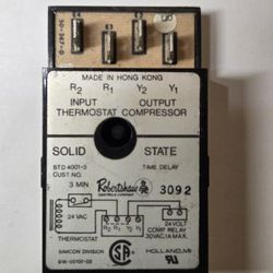 Robertshaw STD-4011-3 , 3 Min. Time Delay Relay , 24VAC Module