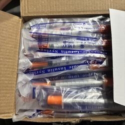Disposable Insulin Syringe 100 Pcs