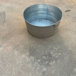 Galvanized Metal Tub 