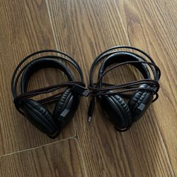 Lot Of 2 Gaming Headset USB With Sound Control