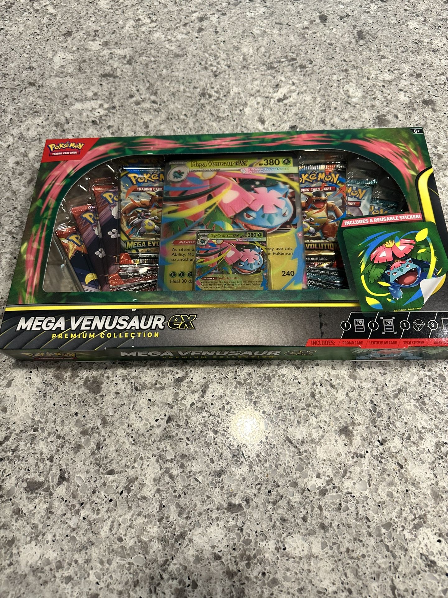 Mega Venusaur ex premium collection.