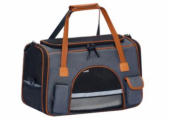 NEW Premium Soft Cat Carrier, 17.6 x 11 x 11 Inches, Up to 16 lbs