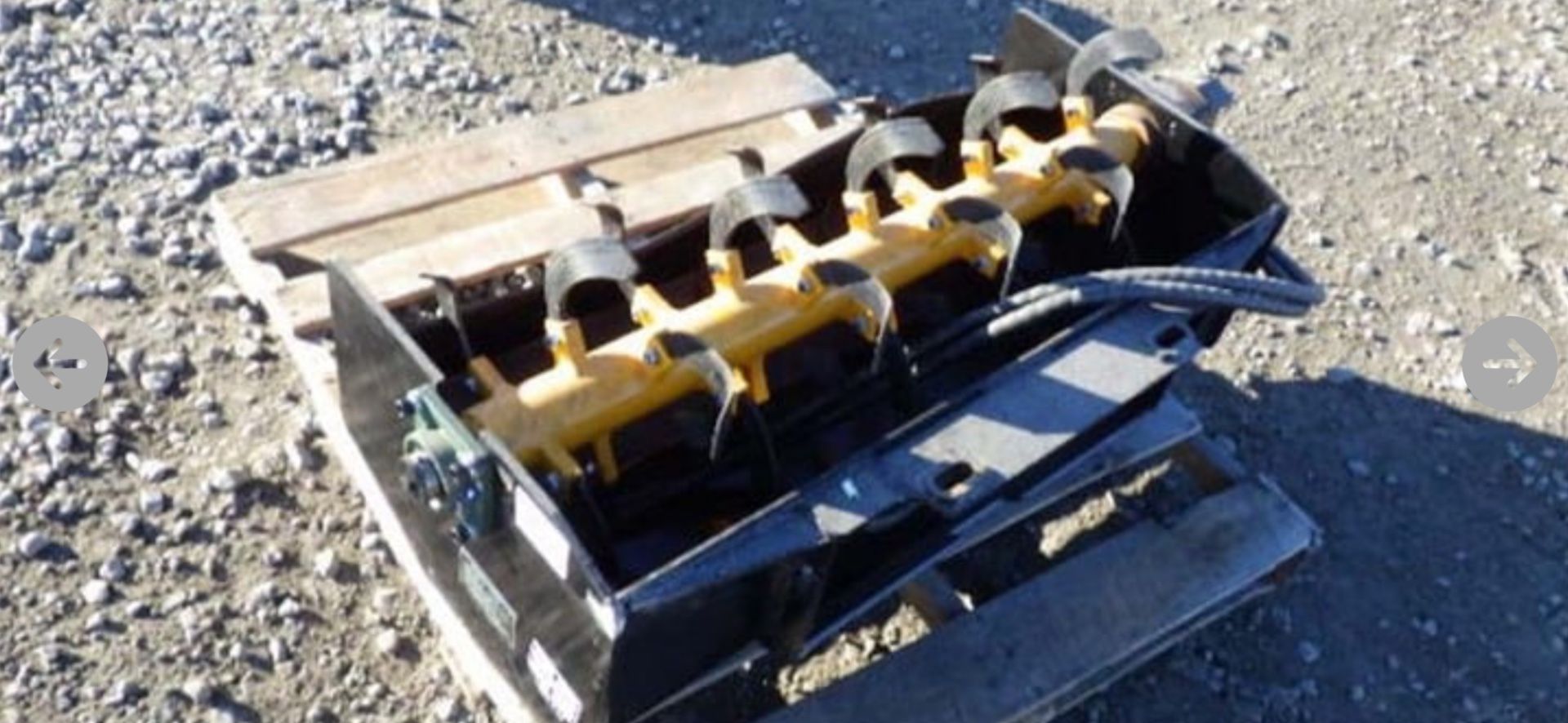 New Mini Skid Steer Rototiller Attachment 44 Inches Wide