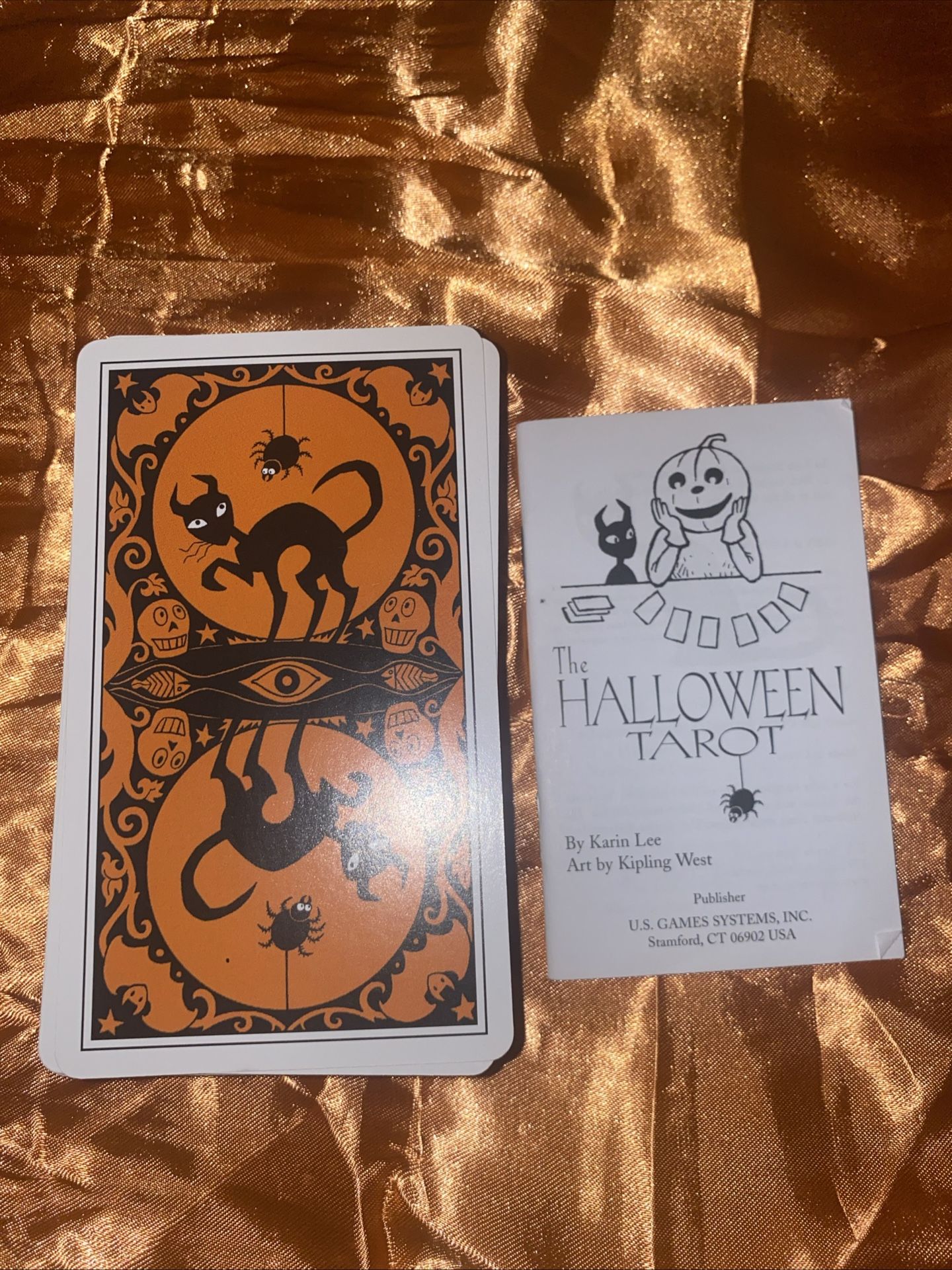 Used Halloween Tarot 78 Card Deck