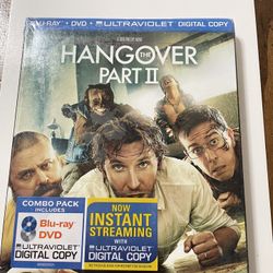 New & Sealed The Hangover Part II Movie Bully-Ray+DVD+ Ultraviolet Digital Copy