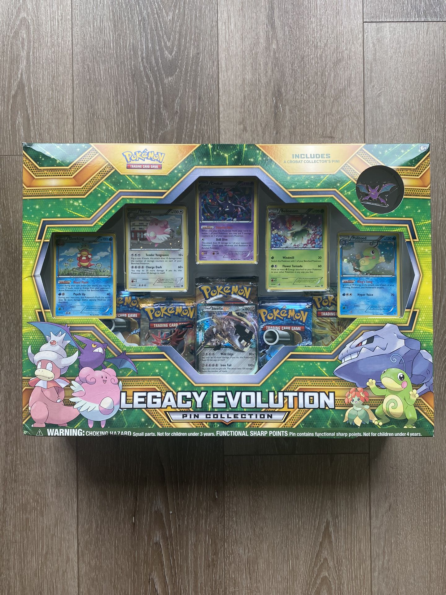Pokemon Legacy Evolution Pin Collection Box