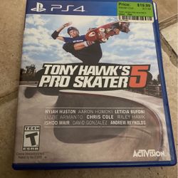 TONY HAWKS PRO SKATER  5
