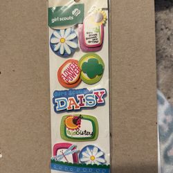 Girl Scout Scrapbook Stickers