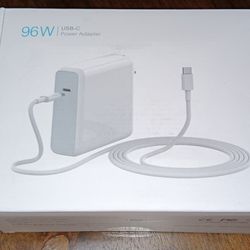 96 Watts USB-C AC Charging Power Adapter For Apple MacBook / MacBook Pro / MacBook Air