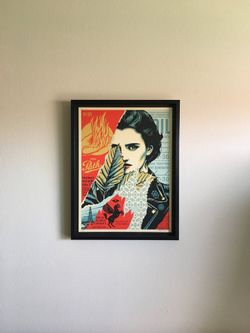 Shepard Fairey Wrong Path Signed Numbered Limited Edition Framed Print