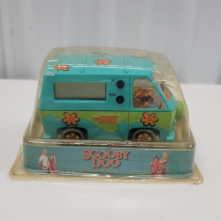 Scooby-Doo Mini Mystery Machine Digital Alarm Clock Hanna-Barbera New Rare!