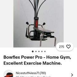 Bowflex Powe Pro Home Gym Excellent Exercise Machine