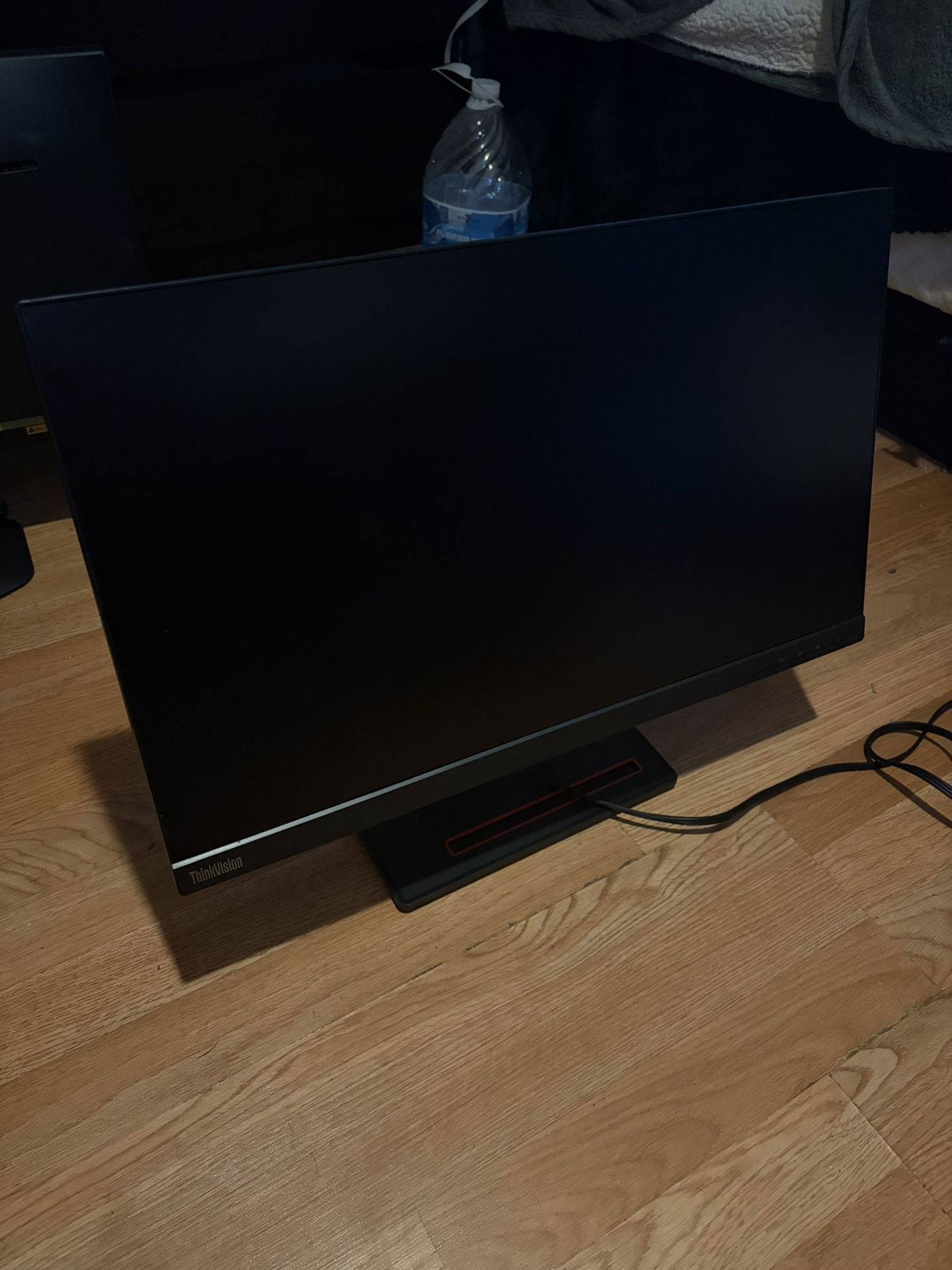 Lenovo ThinkVision T24m-20 24" Class Webcam 1080P 60HZ LCD Monitor - 16:9 - Raven Black