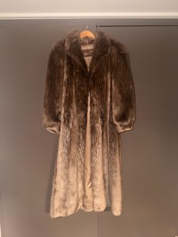 Dion’s Furs of Chicago Full Length Fur Coat Luxury Statement Piece