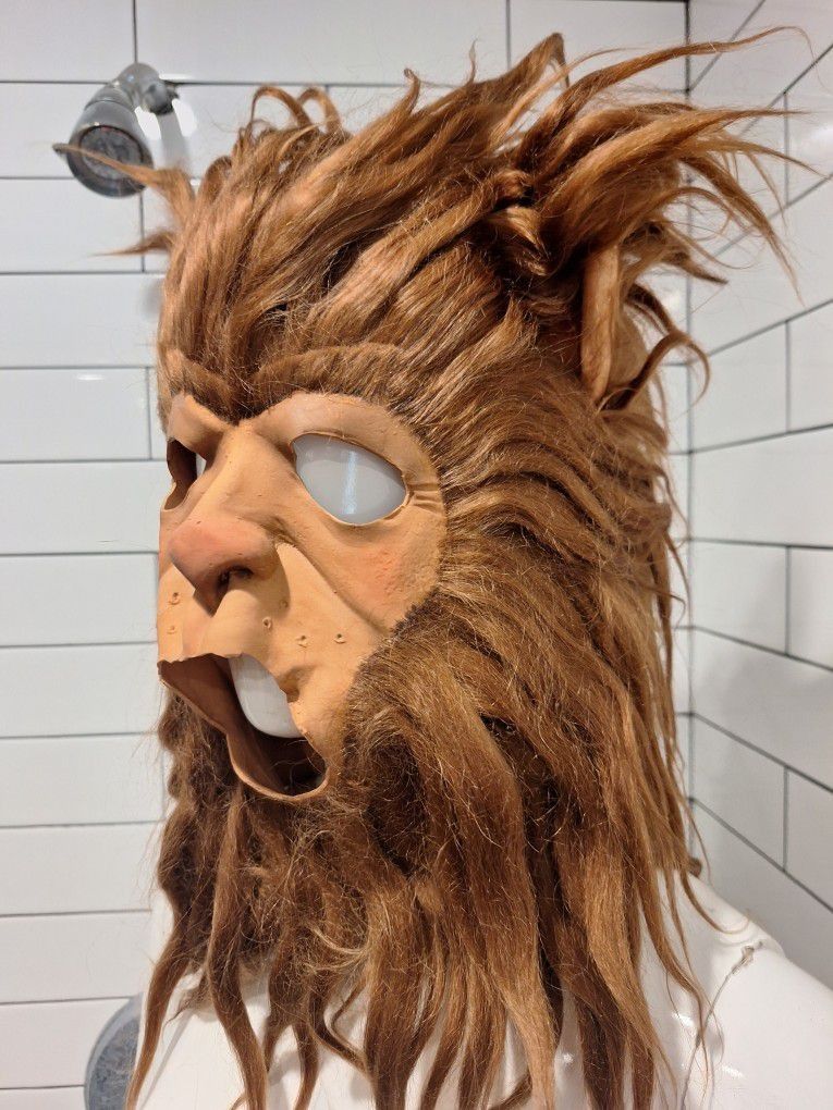 Vintage Lion Mask Don Post Wizard Of Oz Halloween Latex Cowardly Lion 70s 80s Good Shape
