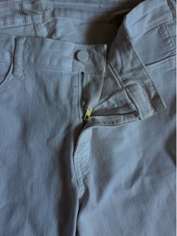 White jean pants