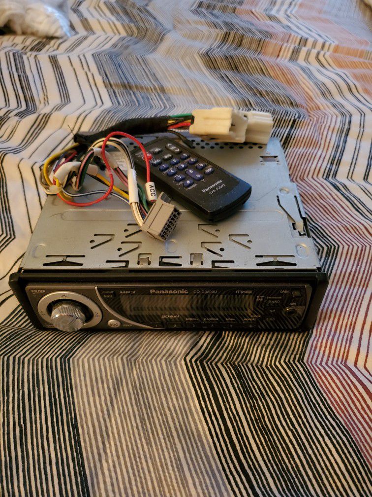 Panasonic Cq-c3203u Car Cd Player With Remote