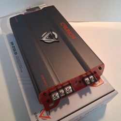 CRUNCH 3725 WATTS MONOBLOCK 1 OHM STABLE BUILT-IN CROSSOVER WITH BASS CONTROL CAR AMPLIFIER 