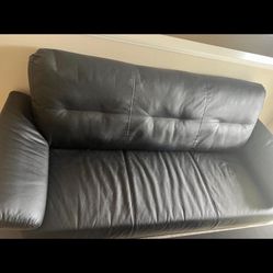 IKEA Faux Leather Couch 