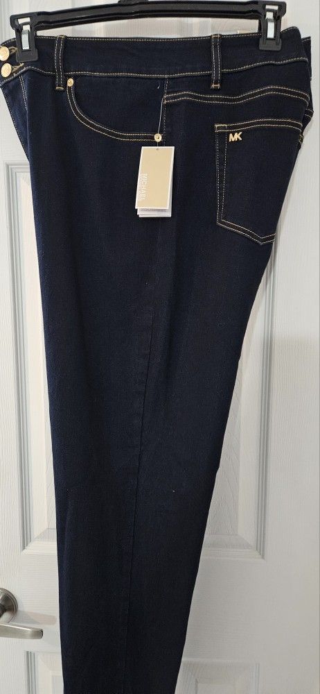 NEW WOMENS MICHAEL KORS JEANS SIZE 18