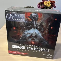 D&D Dungeon Of The Mad King Board Game - Premium Edition *Factory Sealed*
