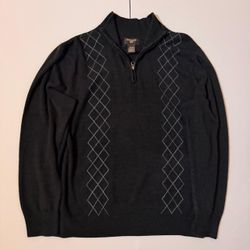 Dockers dark navy Quarter Zip Sweater
