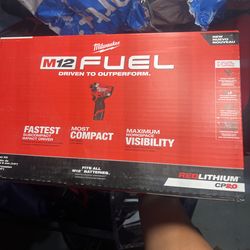 New Milwaukee M12 fuel impact driver set