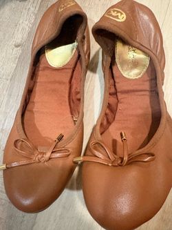 Michael Kors brown Neutral Flats - size 8