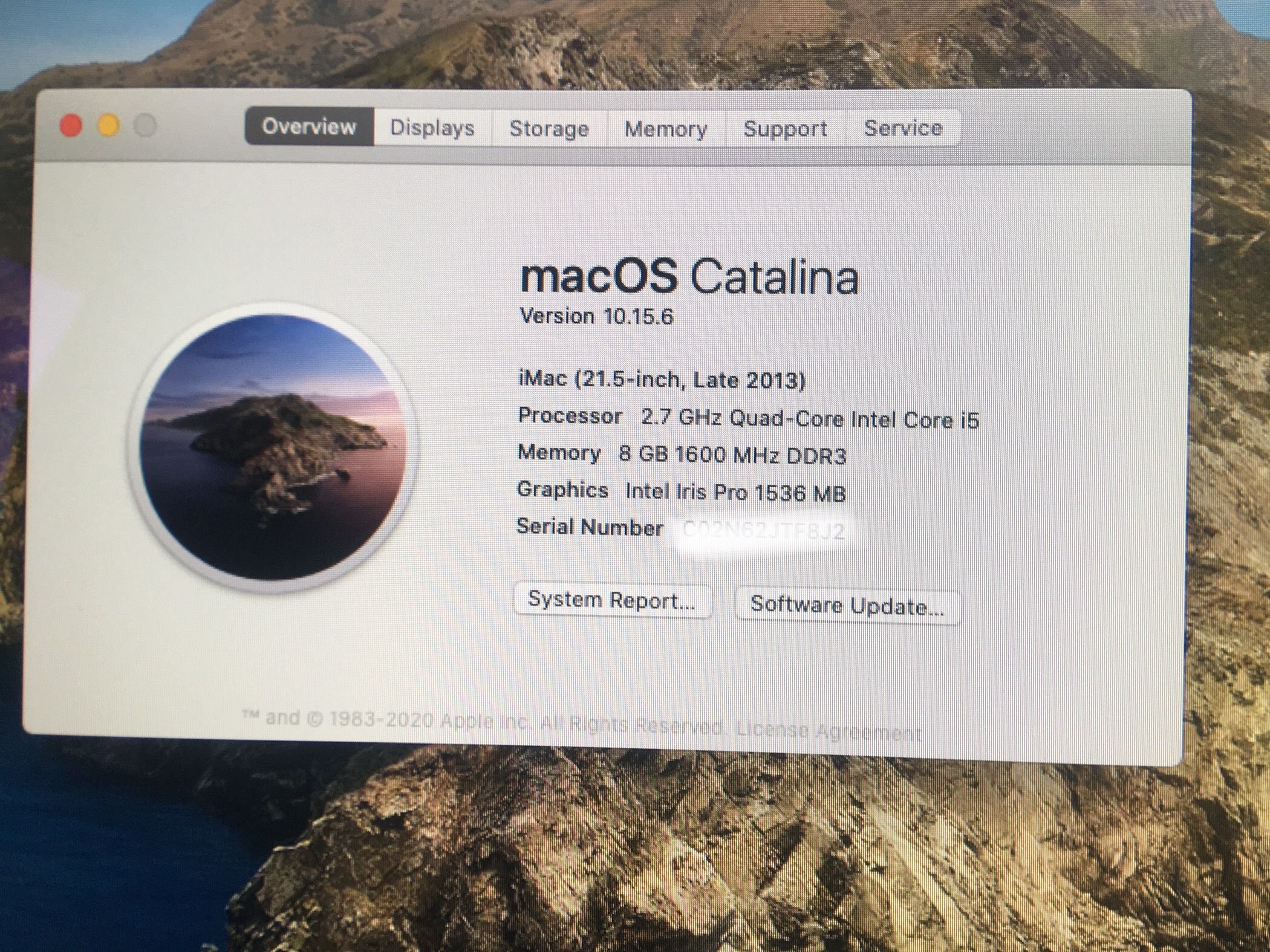 iMac 21.5 inches - Mac OS Catalina for Sale in Westminster, CA