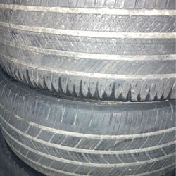 I got four tires in great condition they have about 70Size number 195/65/15