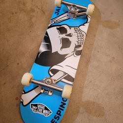 Skateboard With Forged Titanium Independent Trucks And Mini-Logo 54mm Wheels With Reds Bearings. Brand New. Super Good Deal