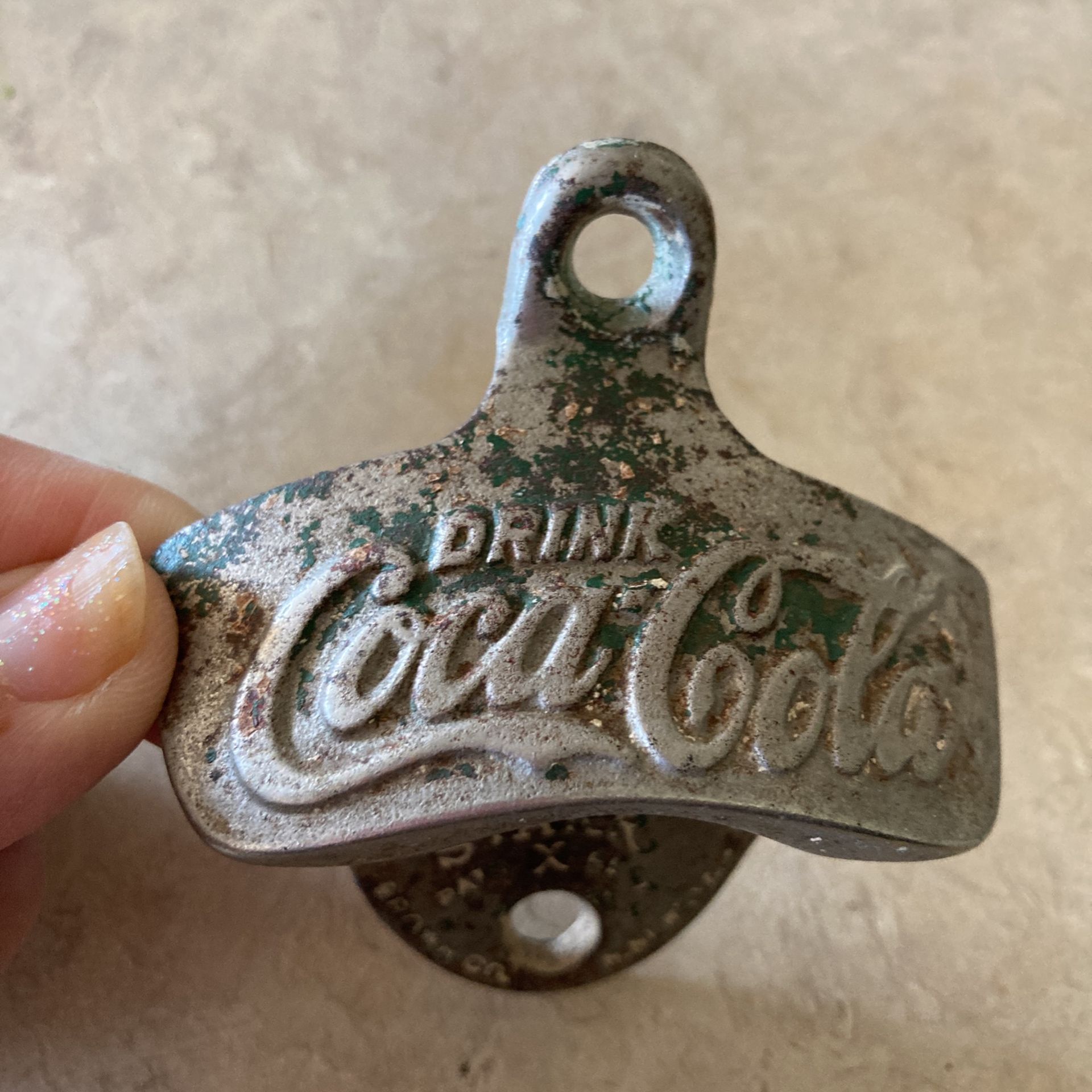 Vintage Coca Cola Wall Mount Bottle Opener