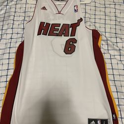 Lebron James Miami Heat Jersey Large